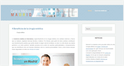 Desktop Screenshot of centros-medicos-madrid.com