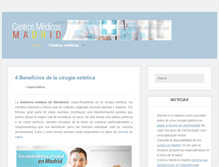 Tablet Screenshot of centros-medicos-madrid.com